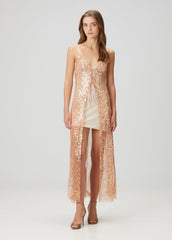 Dress With Orange Stones