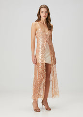 Dress With Orange Stones