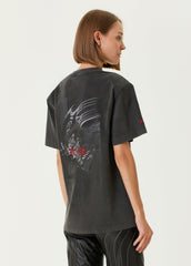 YOUR *ITCH PRINTED T-SHIRT - JET BLACK