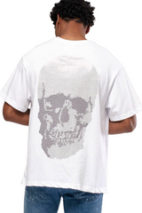 Cotton Tshirt - Rhinestone Skull