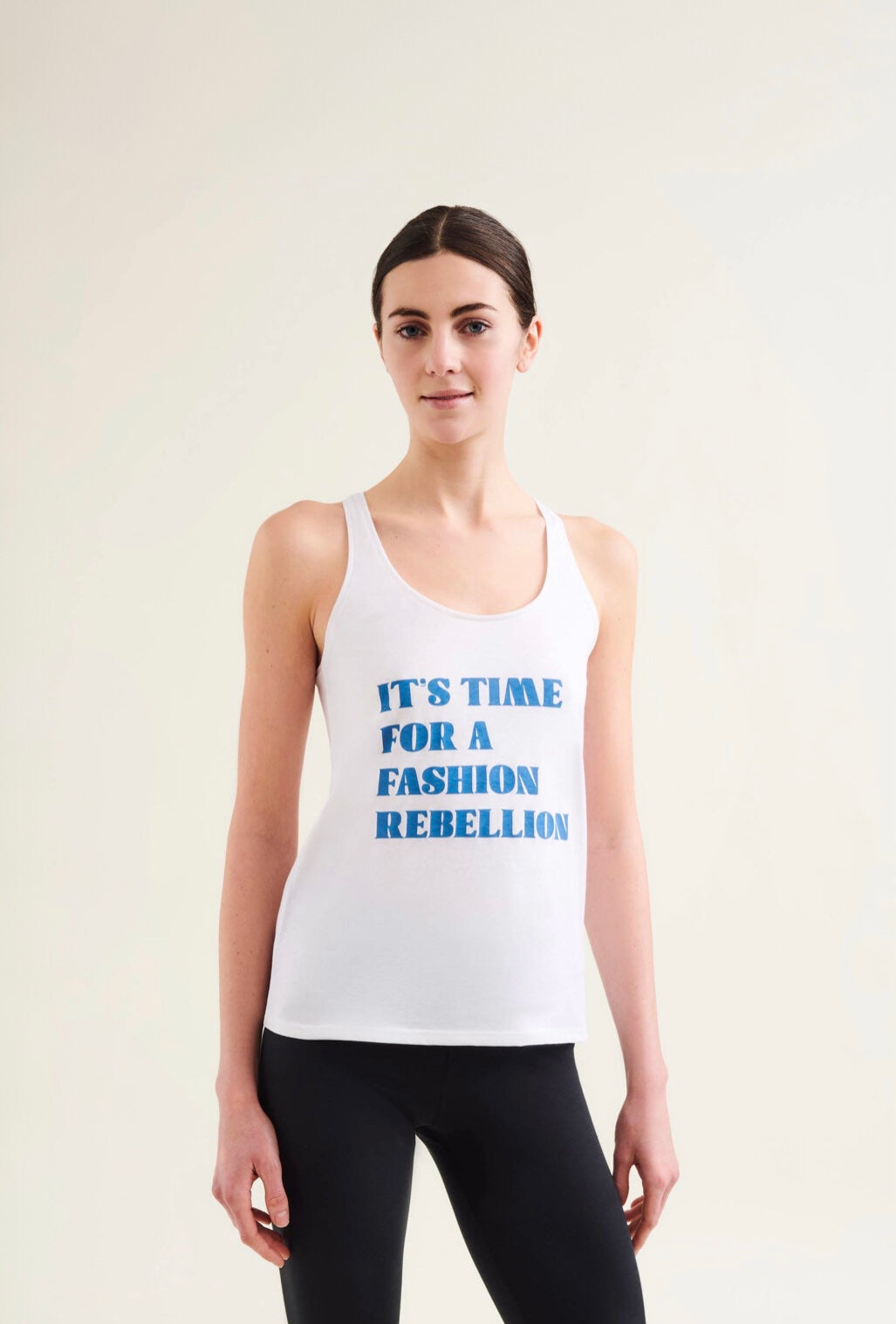 Racer Tank With Print