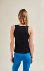 Organic Cotton Tank Top - Caviar Black - Wellicious Community Sale