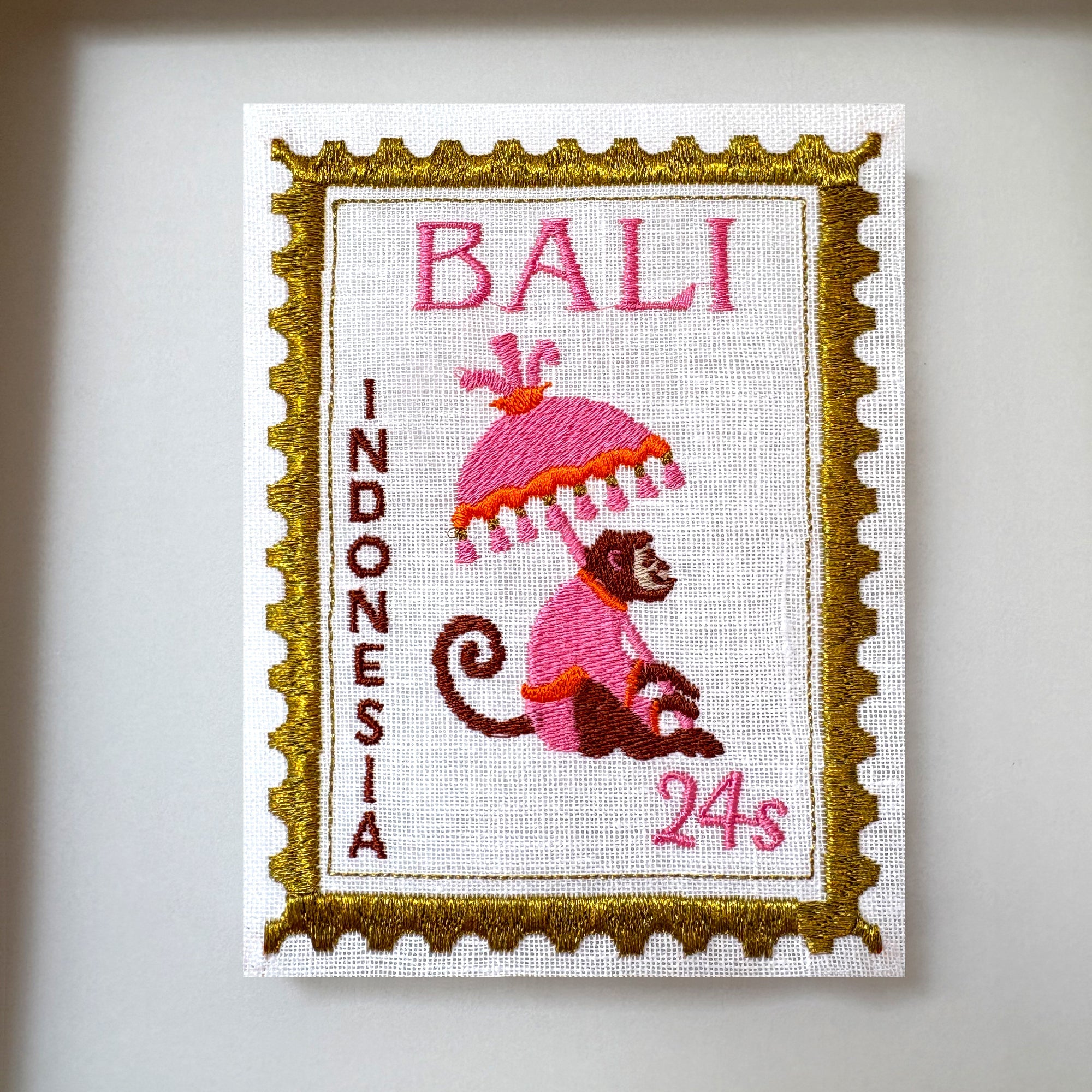 Bali Inspired Stamp Artwork