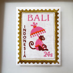 Bali Inspired Stamp Artwork