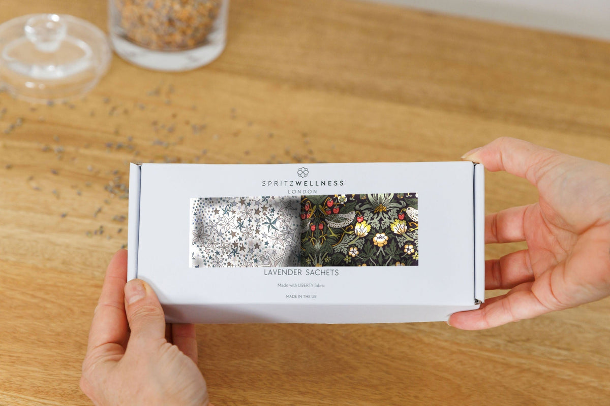 Lavender Sachets - Strawberry Thief & Star