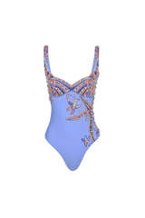 Selene Sea Shell Swimsuit Purple