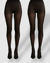 Sculpt 40 Denier Opaque Tights – 2 Pack