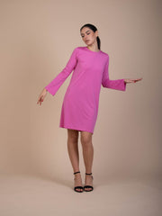 LONG SLEEVES MINID DRESS