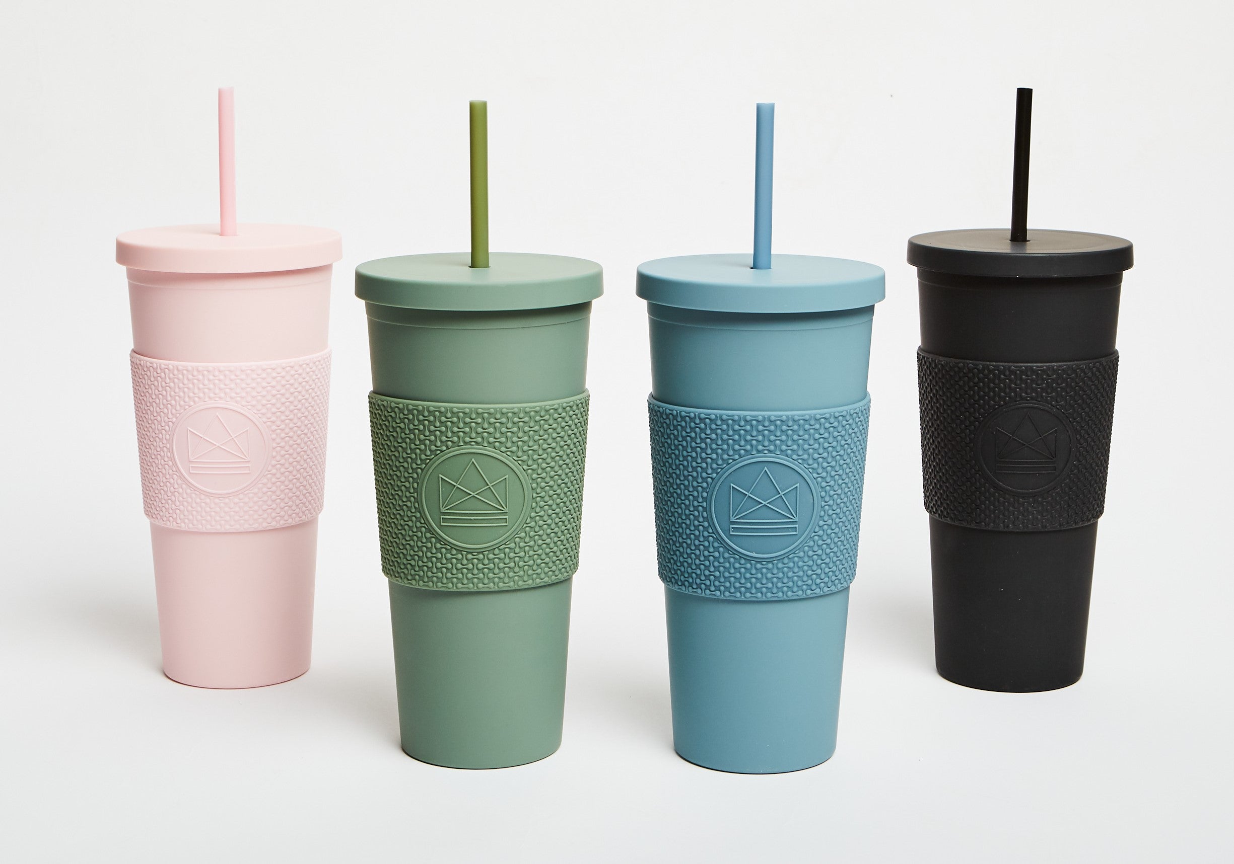 Double Walled Straw Cup 22oz