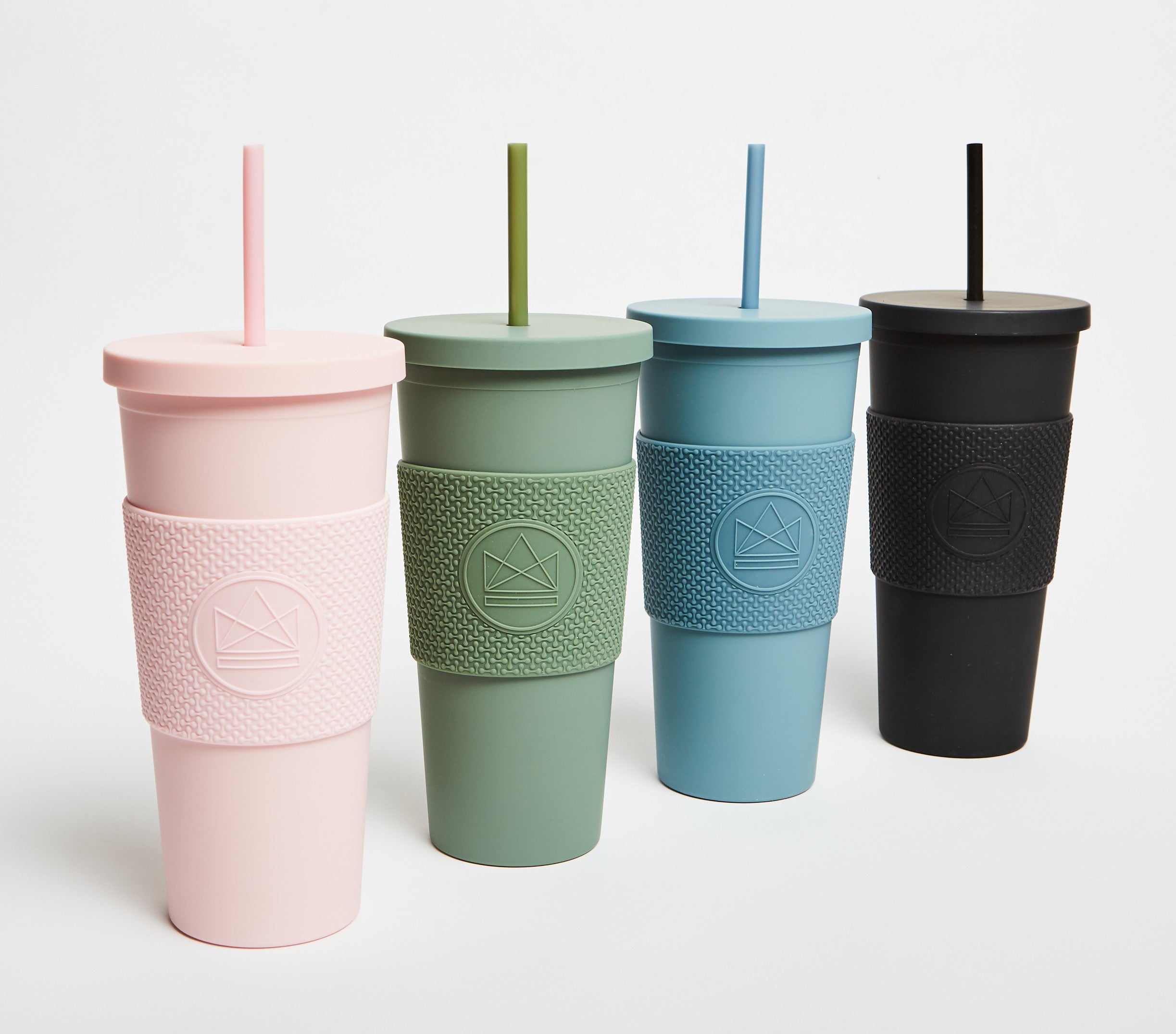Double Walled Straw Cup 22oz