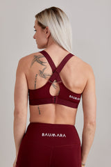 Primrose Sports Bra - Deep Burgundy