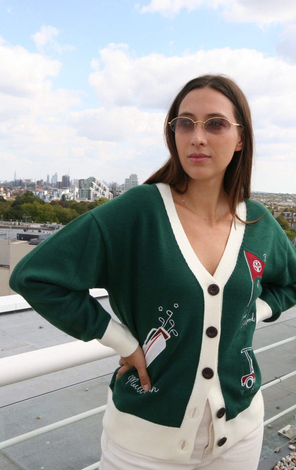 Sophie Cardigan- Green