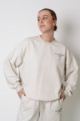 All Seasons Club Sweatshirt Grey Marl - Avenue Athletica