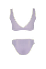 ALLYORS ZIPPER BIKINI BOTTOM - LILAC