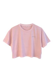 Washed Rose Cropped Tee