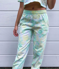 Tie-Dye Lemon + Mint Joggers