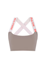ALLYORS BASIC BRA - PEBBLE