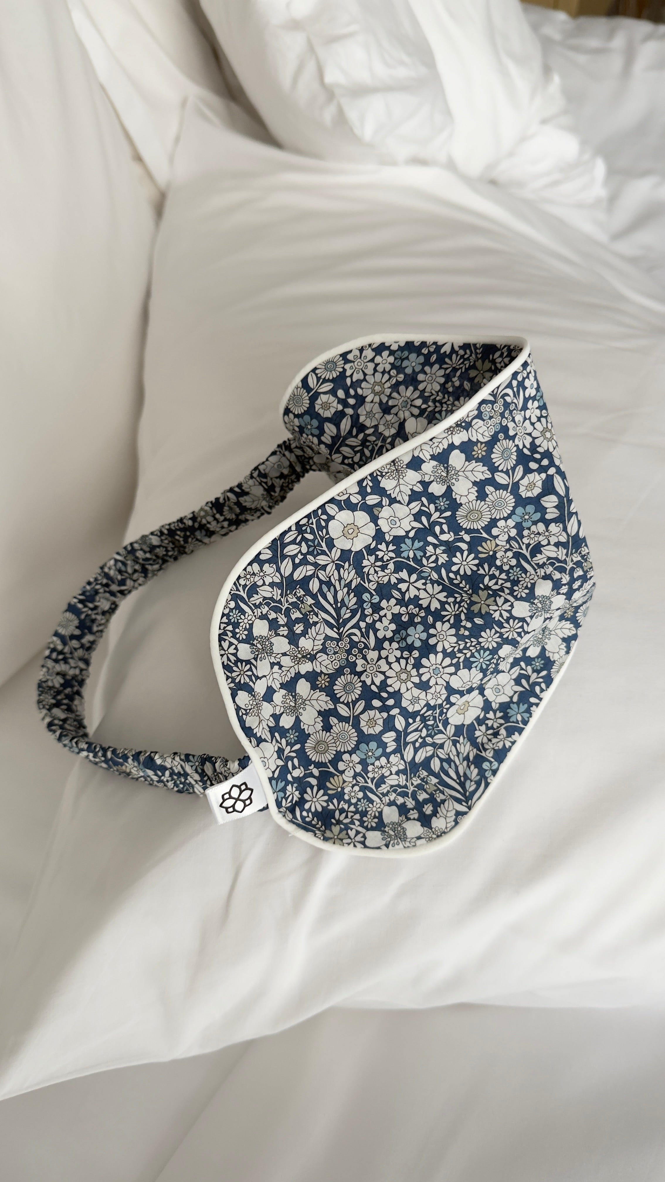 NEW Luxury Lavender Eye Mask - Floral Blue