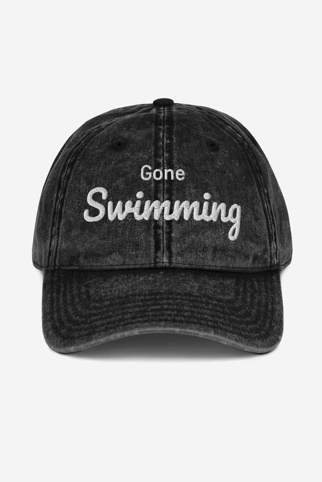 Gone Swimming Vintage Cap