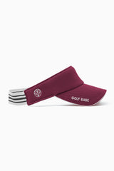 Golf Babe Visor - Dark Red