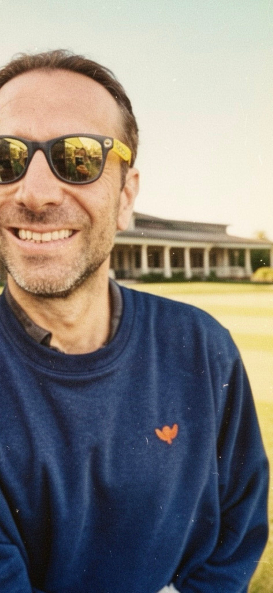 The Matcha Padel Sweatshirt – Orange Crest Logo