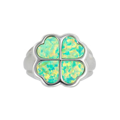July Child - Irish Charm Silver