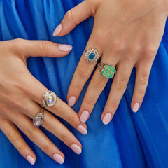 July Child - Irish Charm Silver