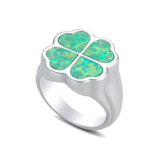 July Child - Irish Charm Silver