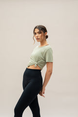 CROP IT BAMBOO TEE