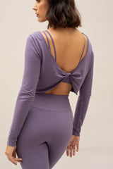 RADIANCE TWIST FRONT BAMBOO TOP