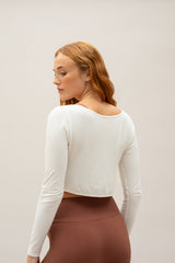 RADIANCE TWIST FRONT BAMBOO TOP