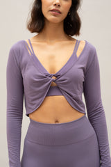 RADIANCE TWIST FRONT BAMBOO TOP