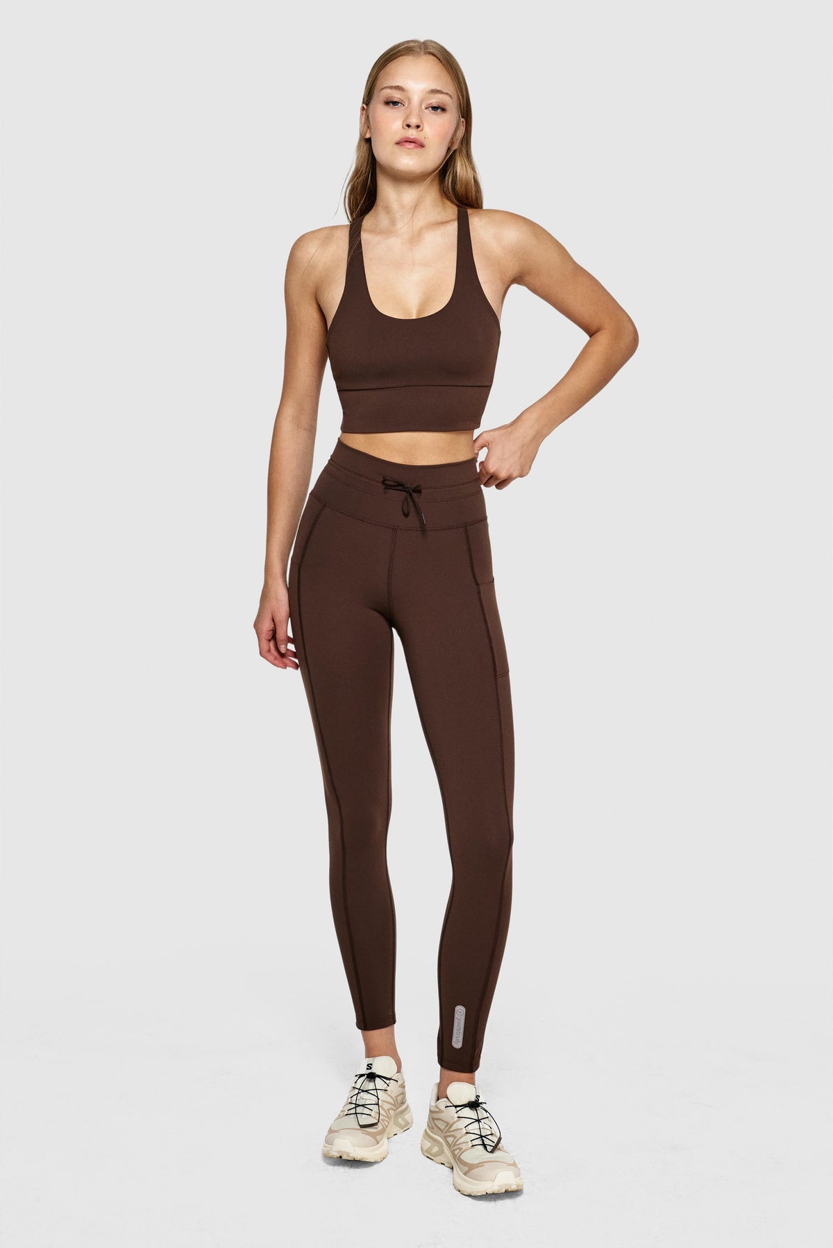 HOOK LEGGINGS - TRUFFLE