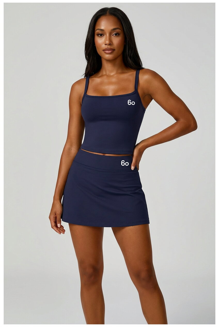 KAIA Strap Top & Skirt Set