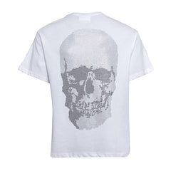 Cotton Tshirt - Rhinestone Skull