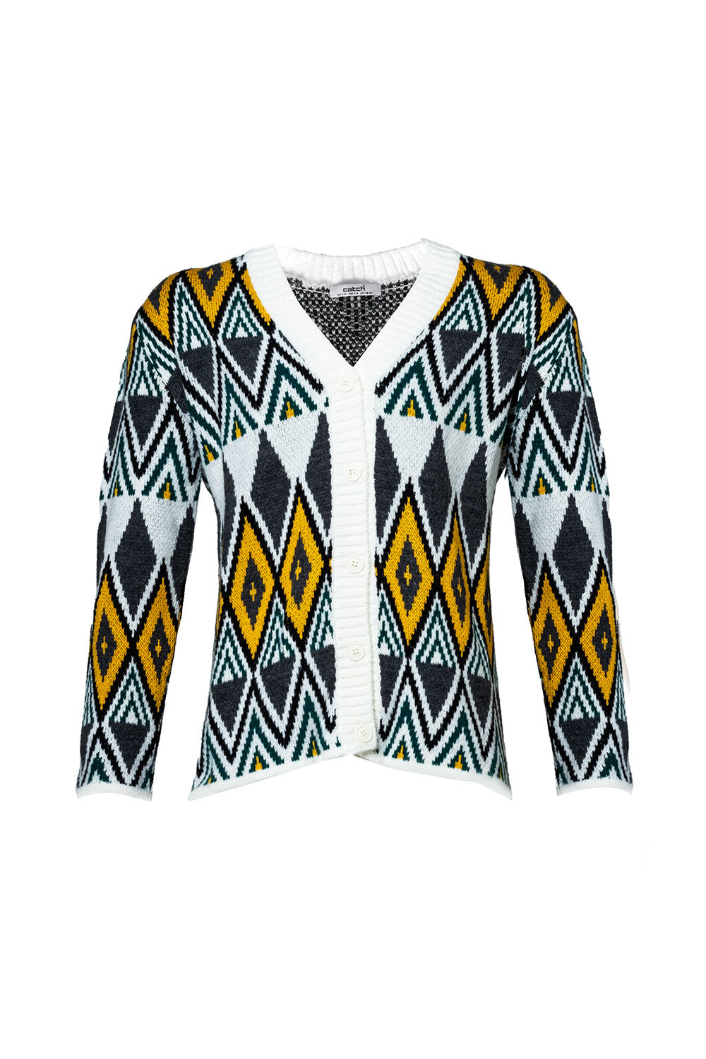 Button Down Cardigan - Yellow