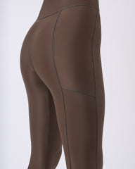 The Berkeley High Waisted Leggings Brown