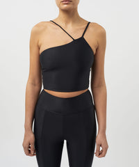 The Bella Asymmetric Bra Brown
