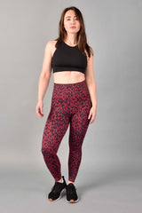 Ultra High Rise Recycled Luxe 7/8 Legging in Red Velvet Leopard