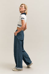 In Line Denim Trouser