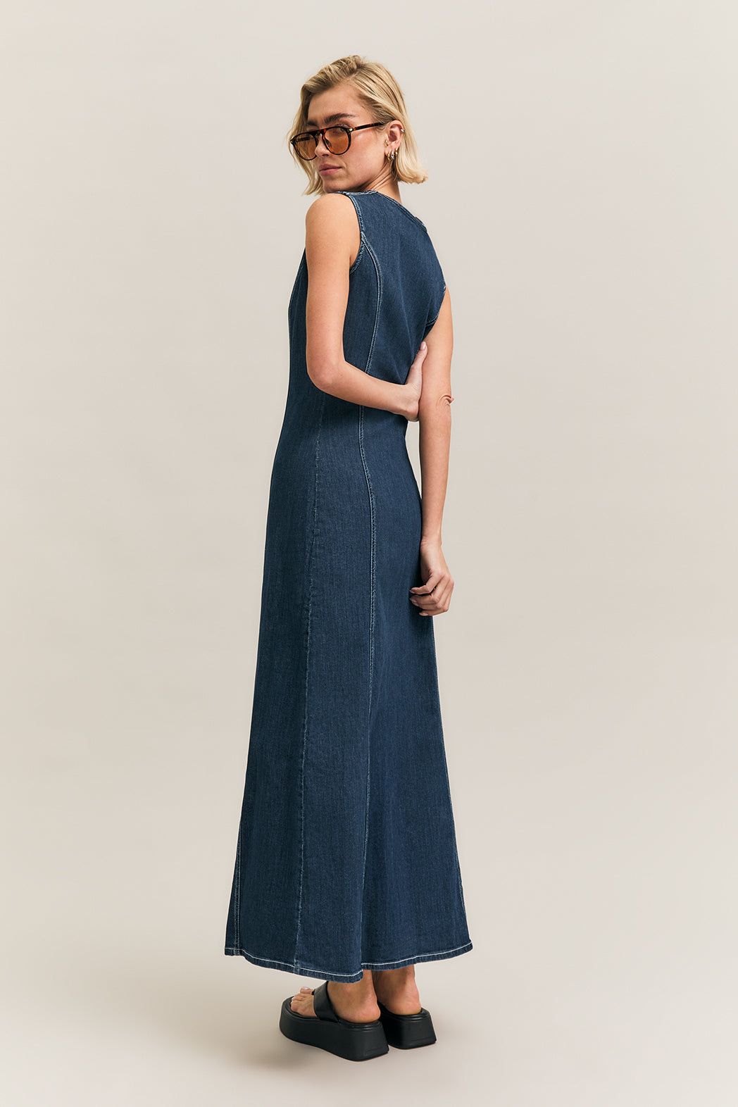 Pivot Denim Dress