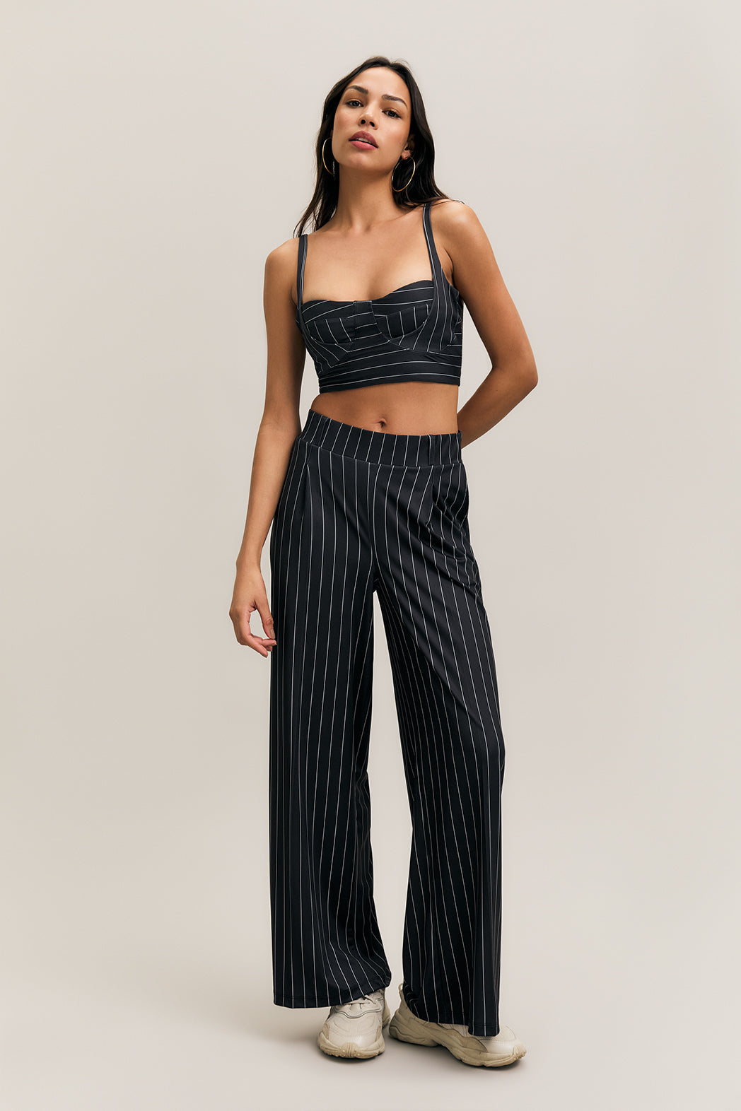 Form Bra Pinstripe