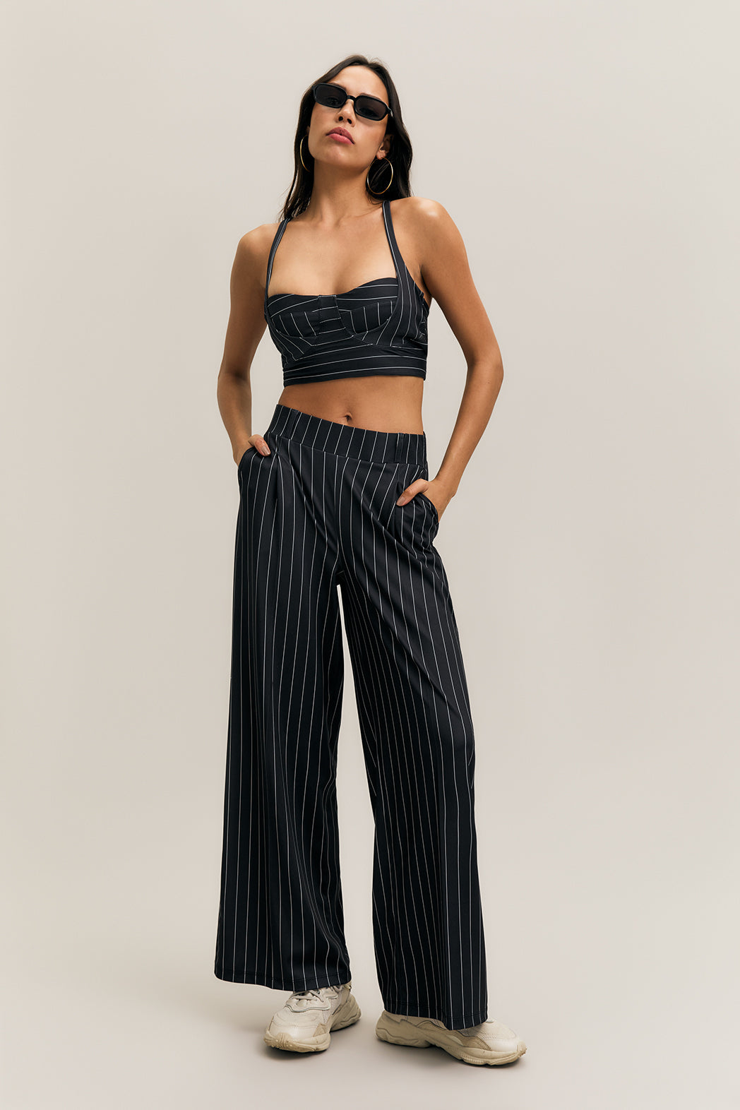 Form Bra Pinstripe