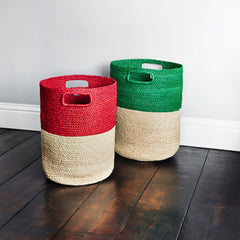 Basket Duo - Red & Green