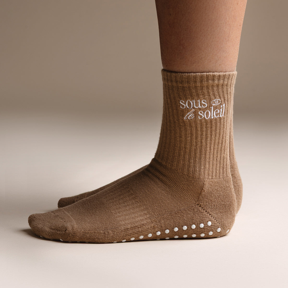 Core Latte Grip Sock