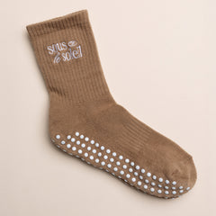 Core Latte Grip Sock