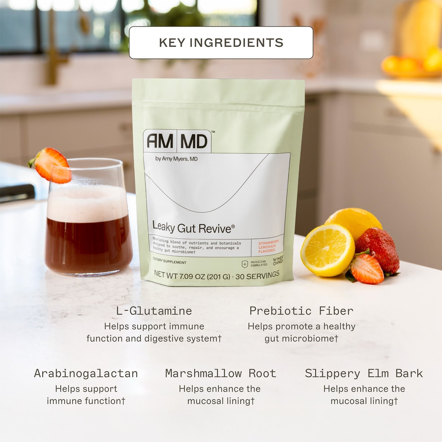 Leaky Gut Revive - Strawberry Lemonade