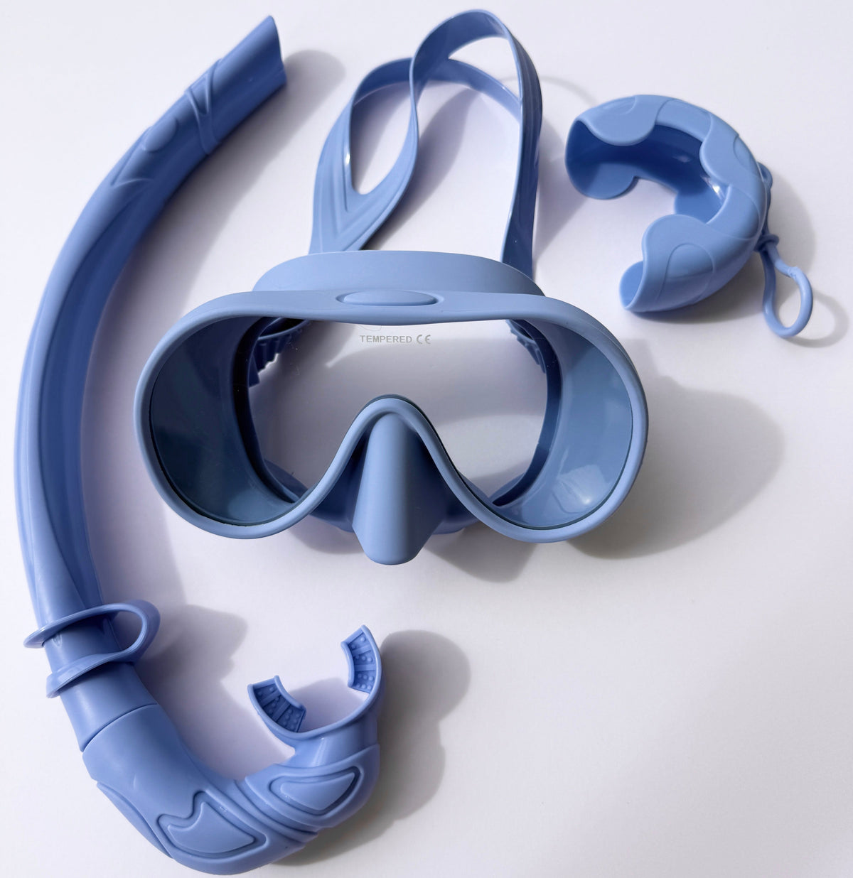 Soft Silicone Mask & Compact Snorkel Set