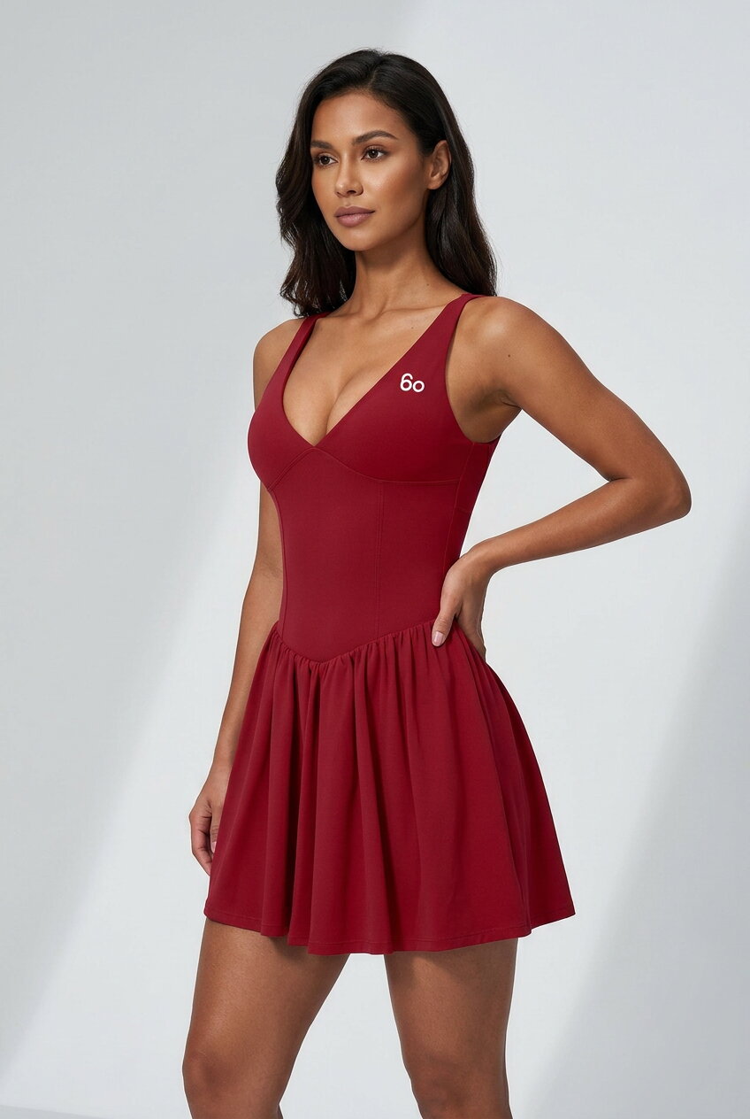 MIRA V-Neck Padel Dress