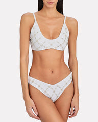 Mary Una Bikini Bottoms White